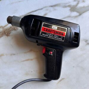 Sears Craftsman Vintage Black Variable Speed 3/8” Drill MODEL 315.10042